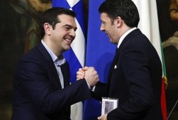 Tsipras e Renzi