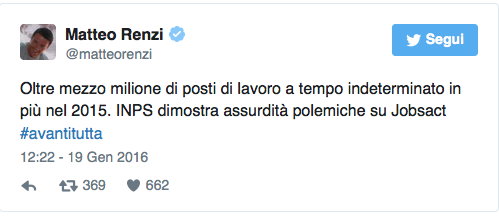 tweet matteo renzi