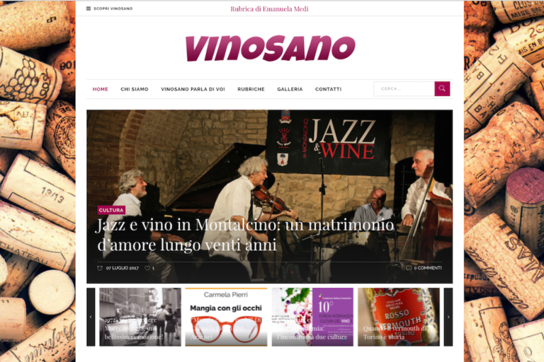 Vinosano, online il percorso nella trasversalità del vino.