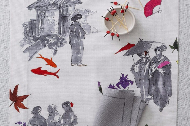 A tavola con stile. Ecco l’atelier che crea le tovaglie su misura.