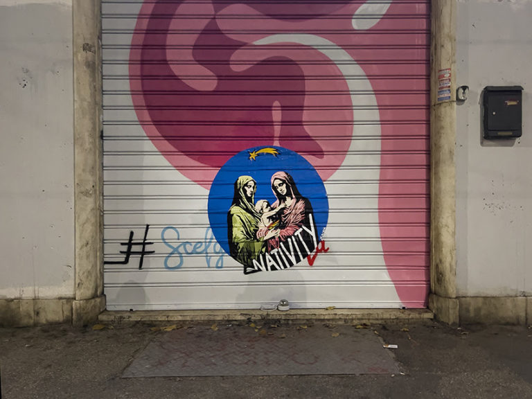 LAIKA:Nuova opera sulla natività LGBT a Roma