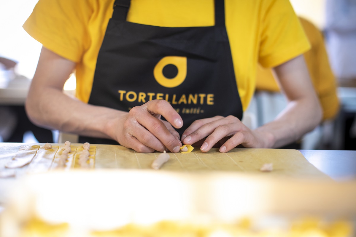 Le attività coi tortellini al Tortellante 