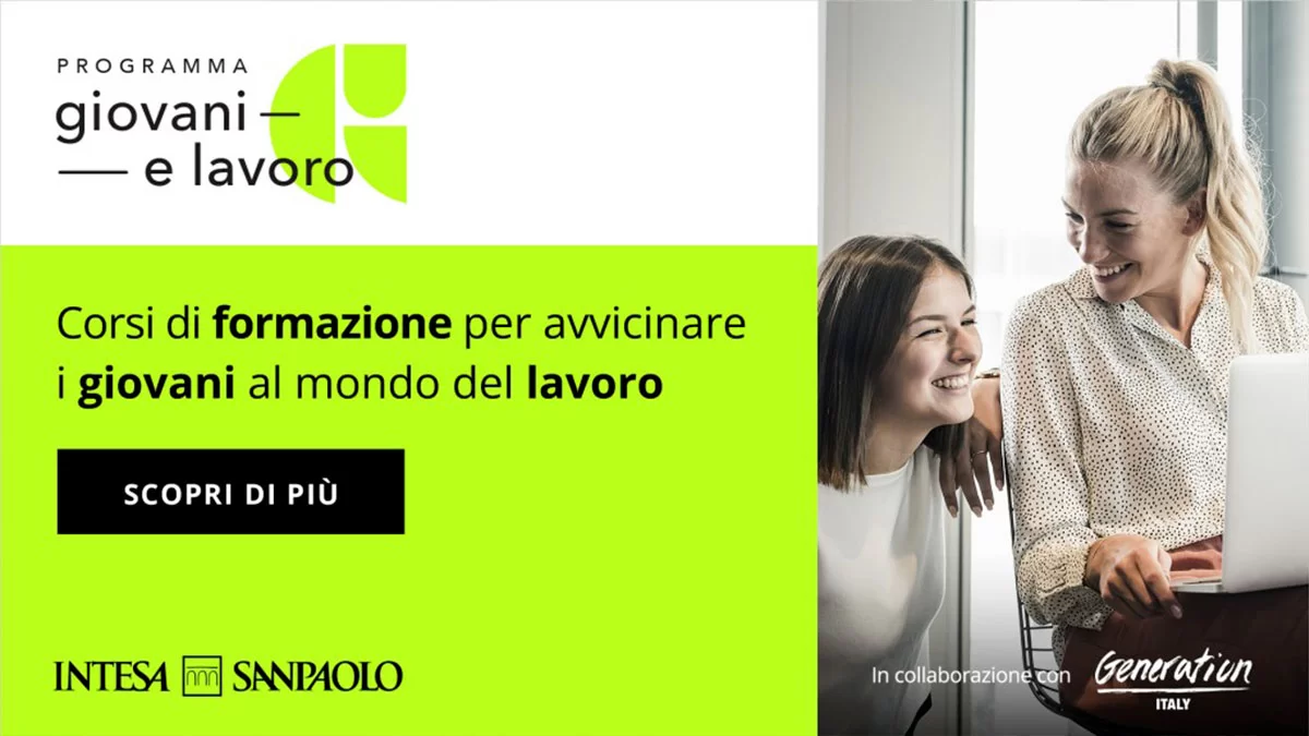 programma di formazione e lavoro by Intesa Sanpaolo