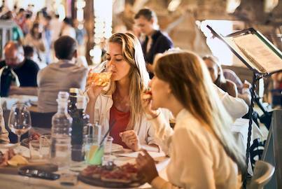 il lusso di mangiare fuori
