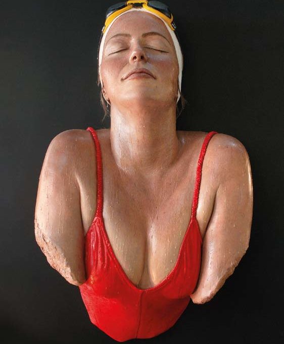 Carole A. Feuerman, Grande Catalina, 2007 - Olio su resina - Collection of the Artist - Photo: Courtesy of the Artist Studio