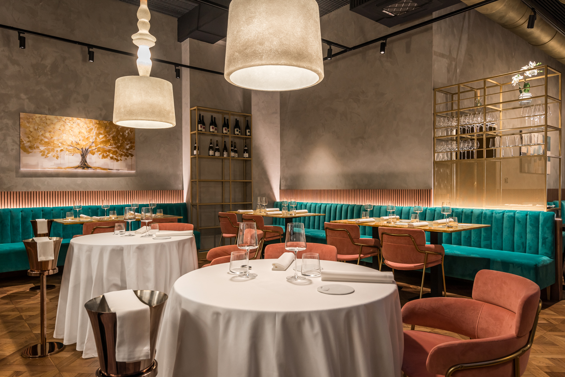 Sala principale del Ristorante Procaccini a Milano 