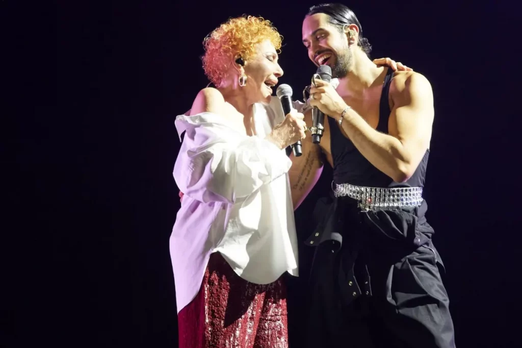 Ornella Vanoni e Mahmood in duetto 