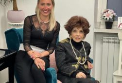 Francesca Lollobrigida e la prozia Gina Lollobrigida