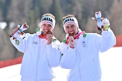 Giacomo Bertagnolli nello sci alpino paralimpico:seguire una voce fino al podio