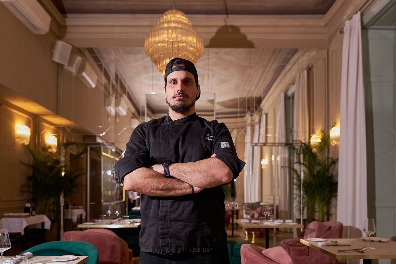 Valerio Braschi, chef " fuori dal coro" del The View, Milano 