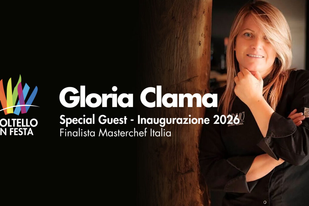 Gloria Clama madrina di Coltello in Festa 2026